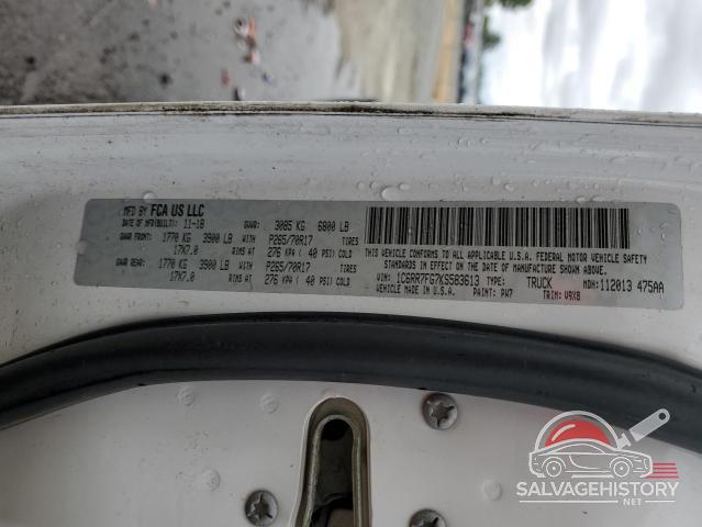 1C6RR7FG7KS583613 2019 RAM 1500 photo no. 12
