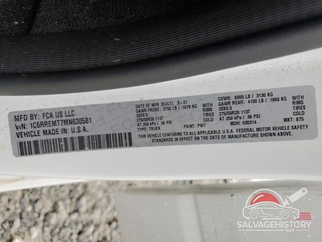1C6RREMT7MN630581 2021 RAM 1500 photo no. 13