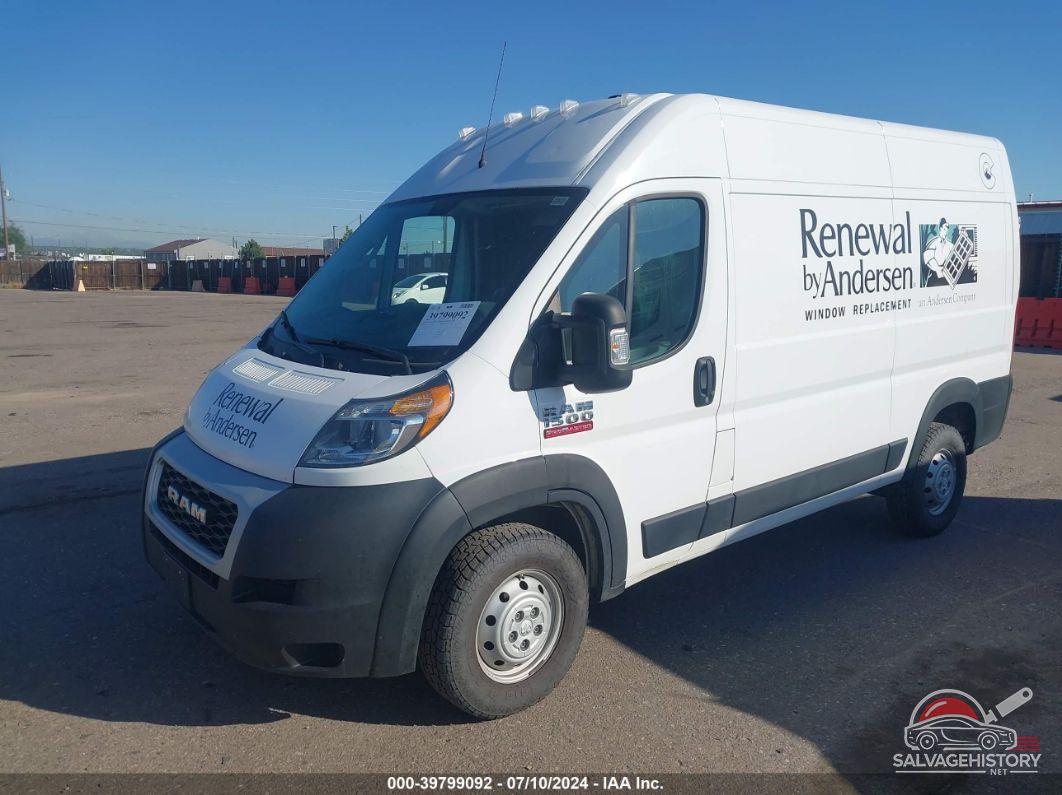 3C6TRVBG7KE559461 2019 RAM PROMASTER 1500 photo no. 2