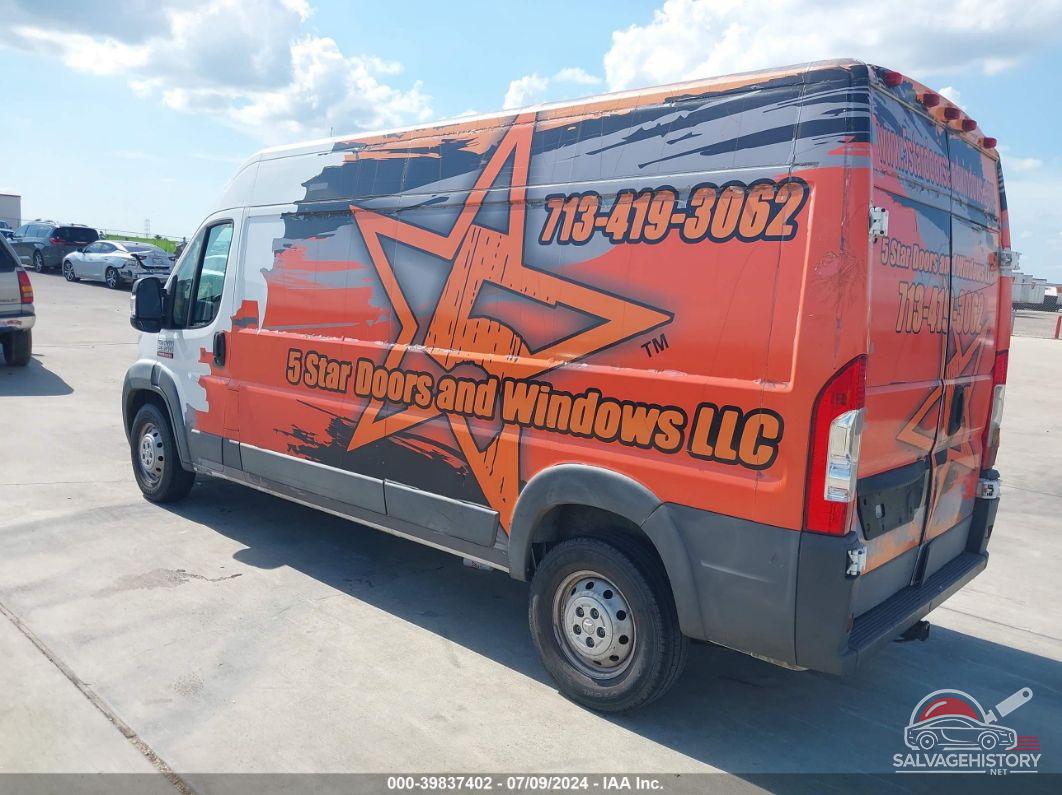3C6TRVDG3HE532800 2017 RAM PROMASTER 2500 photo no. 3