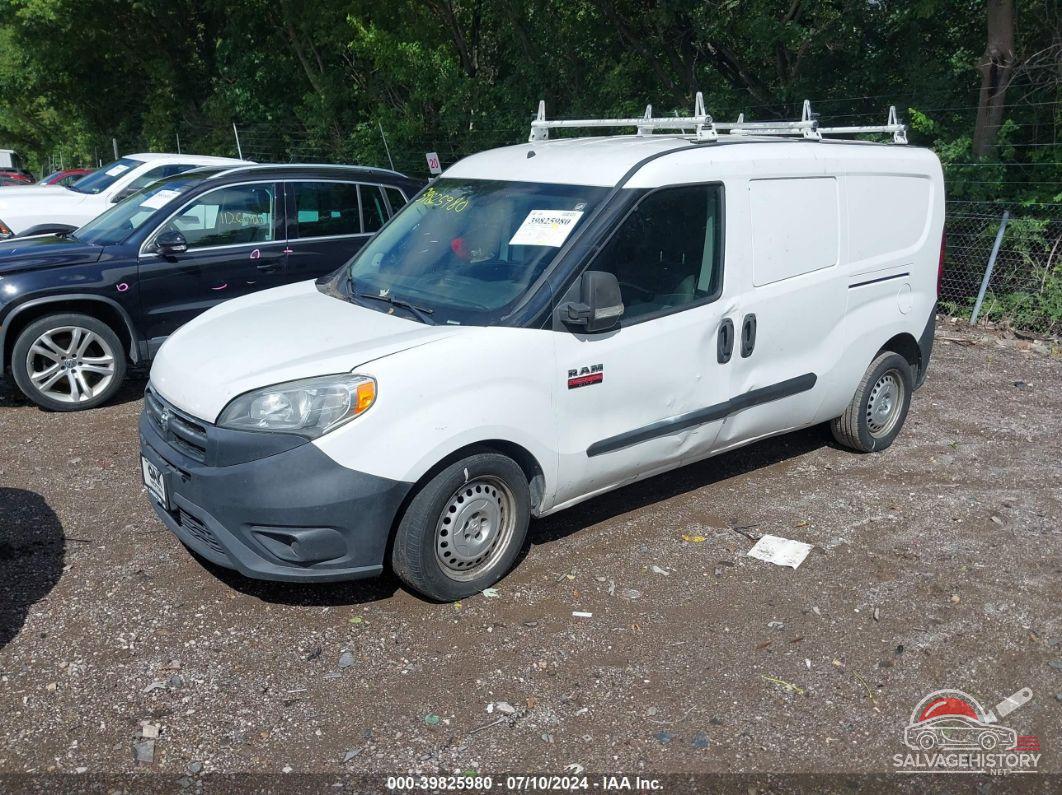 ZFBERFATXG6B05746 2016 RAM PROMASTER CITY photo no. 2
