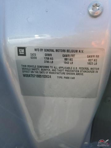 W08AT671885103624 2008 SATURN ASTRA photo no. 12