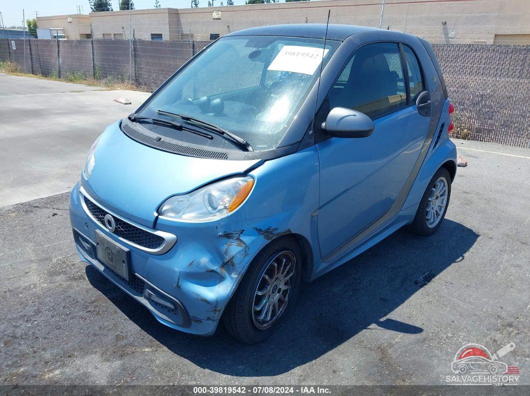 WMEEJ9AA8EK731271 2014 SMART FORTWO ELECTRIC DRIVE photo no. 2