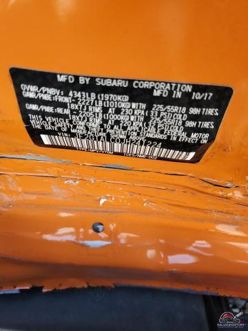 JF2GTALC0JH241224 2018 SUBARU CROSSTREK photo no. 12