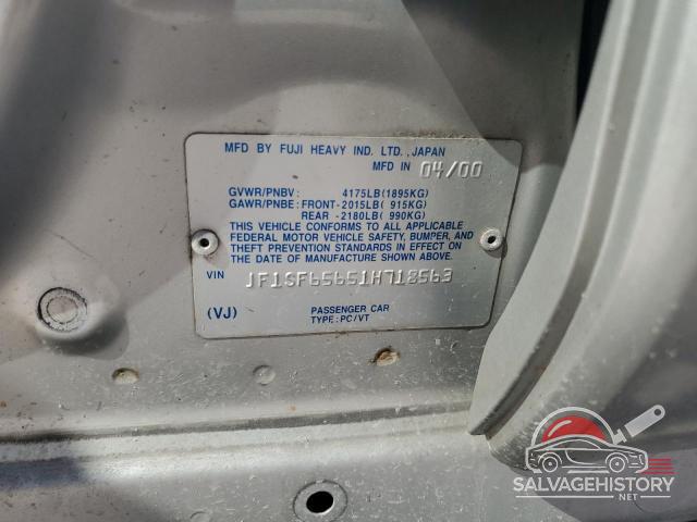 JF1SF65651H718563 2001 SUBARU FORESTER photo no. 13