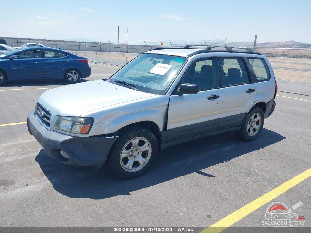 JF1SG63605H733221 2005 SUBARU FORESTER photo no. 2