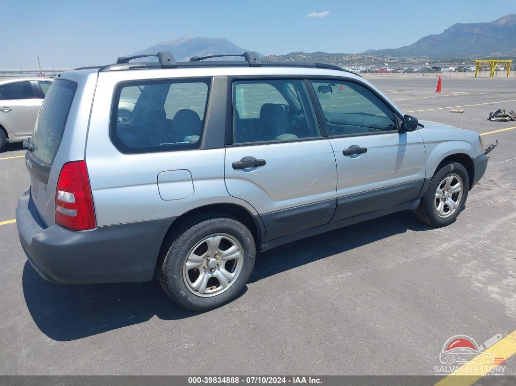 JF1SG63605H733221 2005 SUBARU FORESTER photo no. 4
