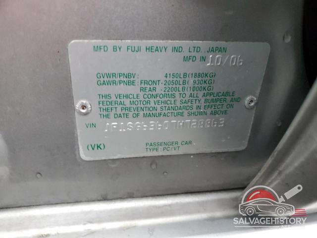 JF1SG63607H728863 2007 SUBARU FORESTER photo no. 13