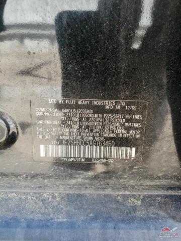 JF2SH6CC5AG763460 2010 SUBARU FORESTER photo no. 13
