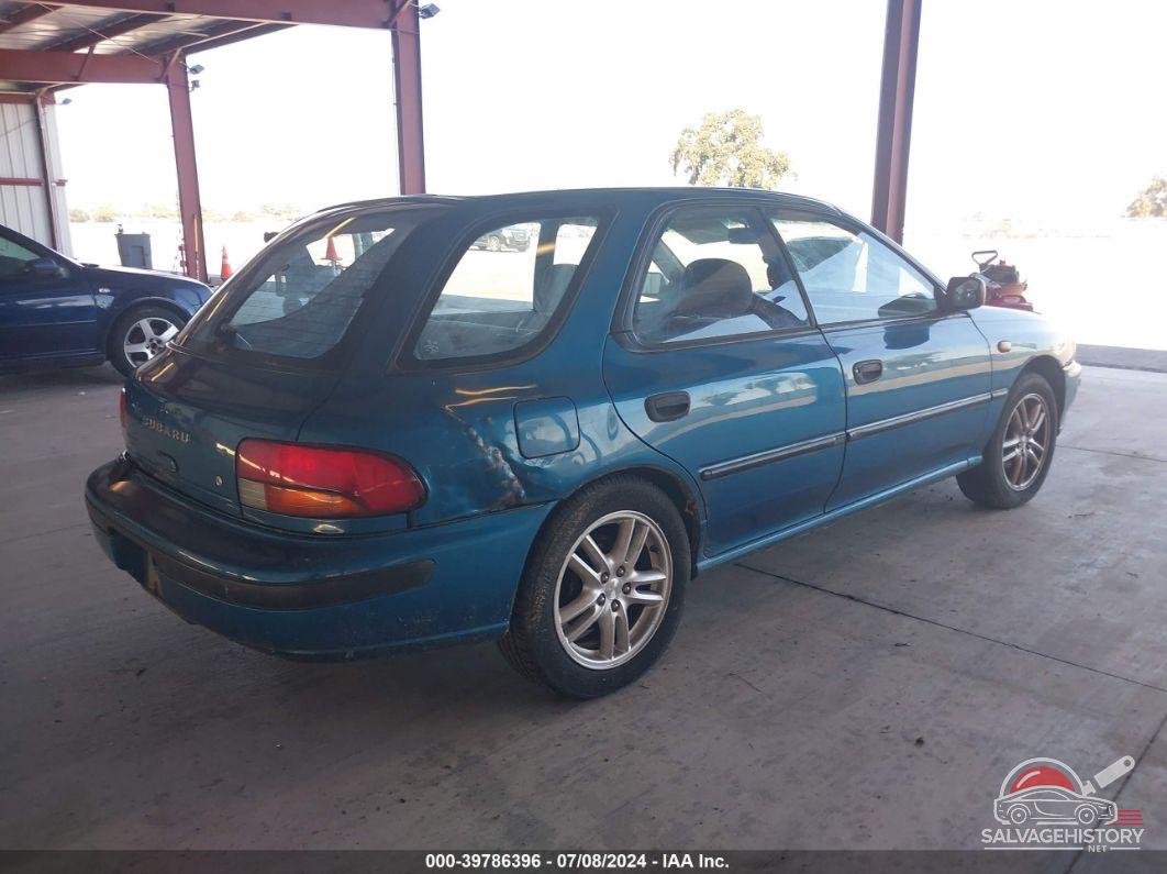 JF1GF2440PH811787 1993 SUBARU IMPREZA photo no. 4