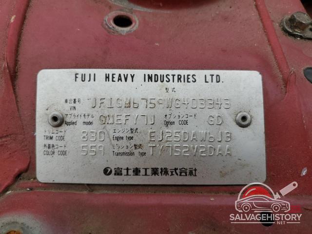 JF1GM6759WG403343 1998 SUBARU IMPREZA photo no. 12