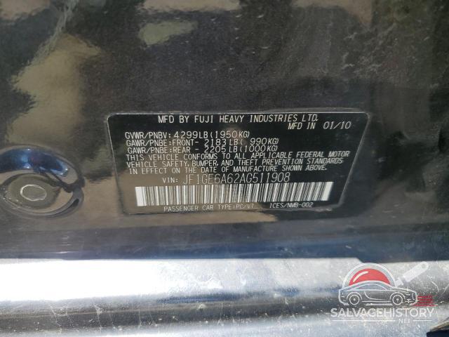 JF1GE6A62AG511908 2010 SUBARU IMPREZA photo no. 12