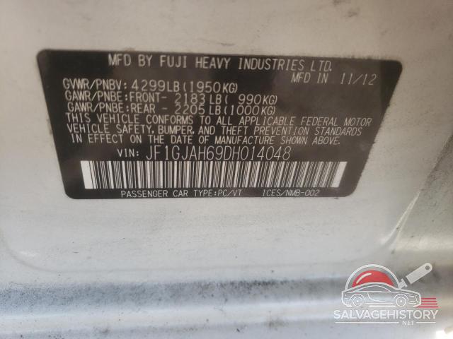 JF1GJAH69DH014048 2013 SUBARU IMPREZA photo no. 12