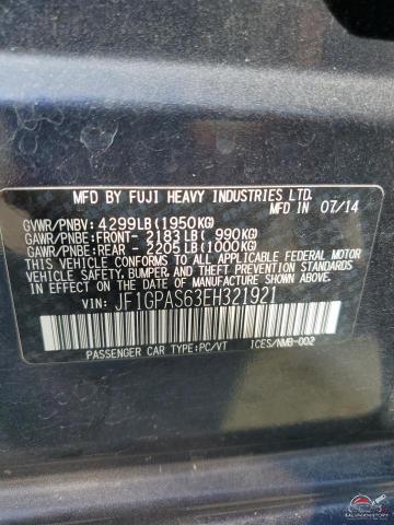 JF1GPAS63EH321921 2014 SUBARU IMPREZA photo no. 13