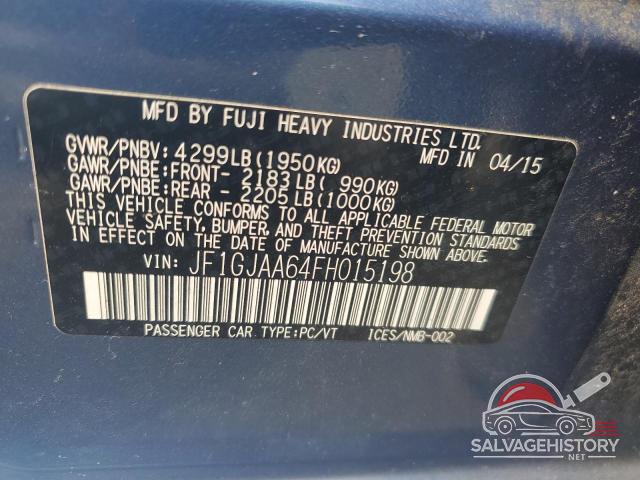 JF1GJAA64FH015198 2015 SUBARU IMPREZA photo no. 12