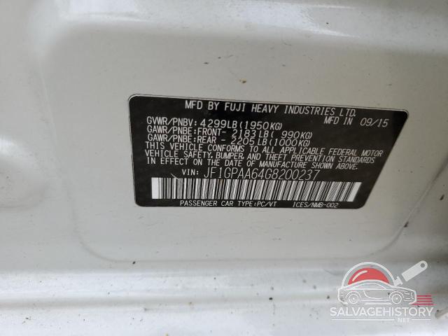 JF1GPAA64G8200237 2016 SUBARU IMPREZA photo no. 12