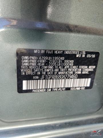 JF1GPAB68GH279460 2016 SUBARU IMPREZA photo no. 12