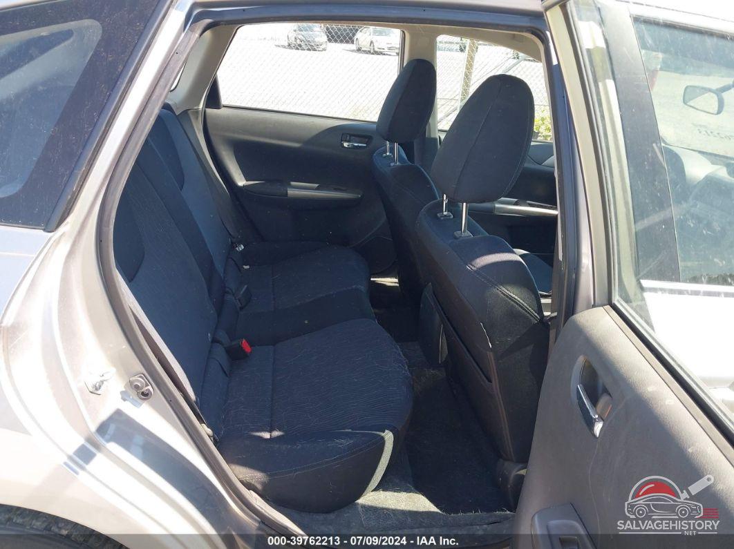 JF1GH63638H831327 2008 SUBARU IMPREZA OUTBACK SPORT photo no. 8