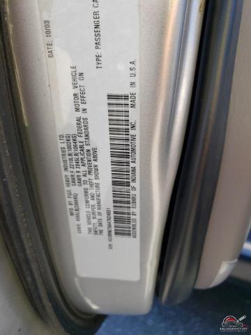 4S3BH675647624551 2004 SUBARU LEGACY photo no. 12