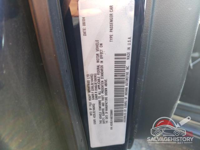 4S3BL616657209991 2005 SUBARU LEGACY photo no. 13