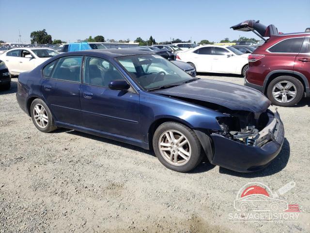 4S3BL616657209991 2005 SUBARU LEGACY photo no. 4