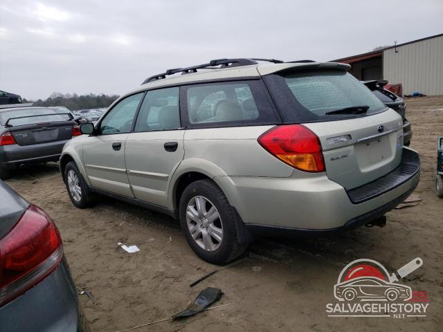 4S4BP61C957346932 2005 SUBARU LEGACY photo no. 2
