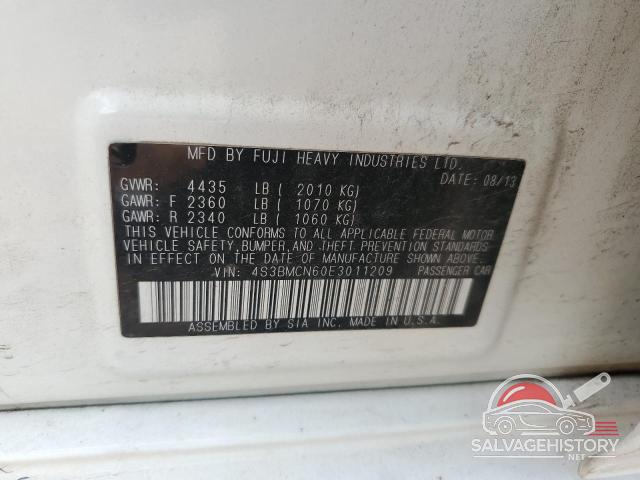 4S3BMCN60E3011209 2014 SUBARU LEGACY photo no. 12