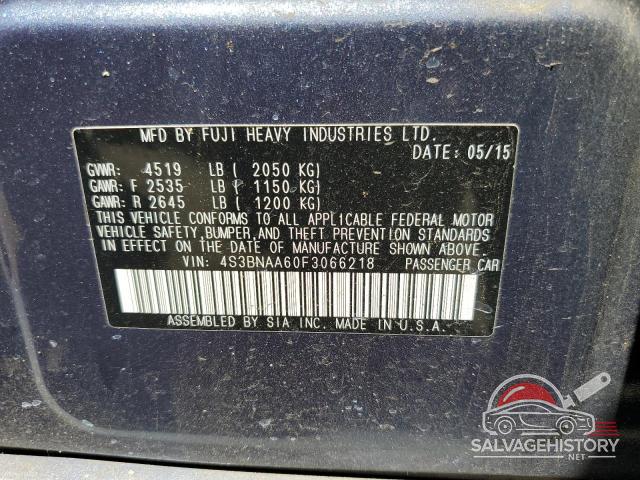 4S3BNAA60F3066218 2015 SUBARU LEGACY photo no. 13
