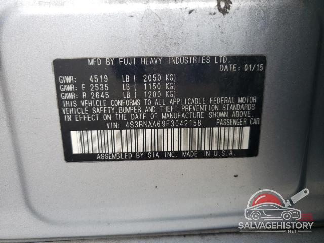 4S3BNAA69F3042158 2015 SUBARU LEGACY photo no. 12