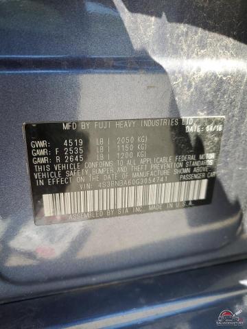 4S3BNBA60G3054741 2016 SUBARU LEGACY photo no. 12