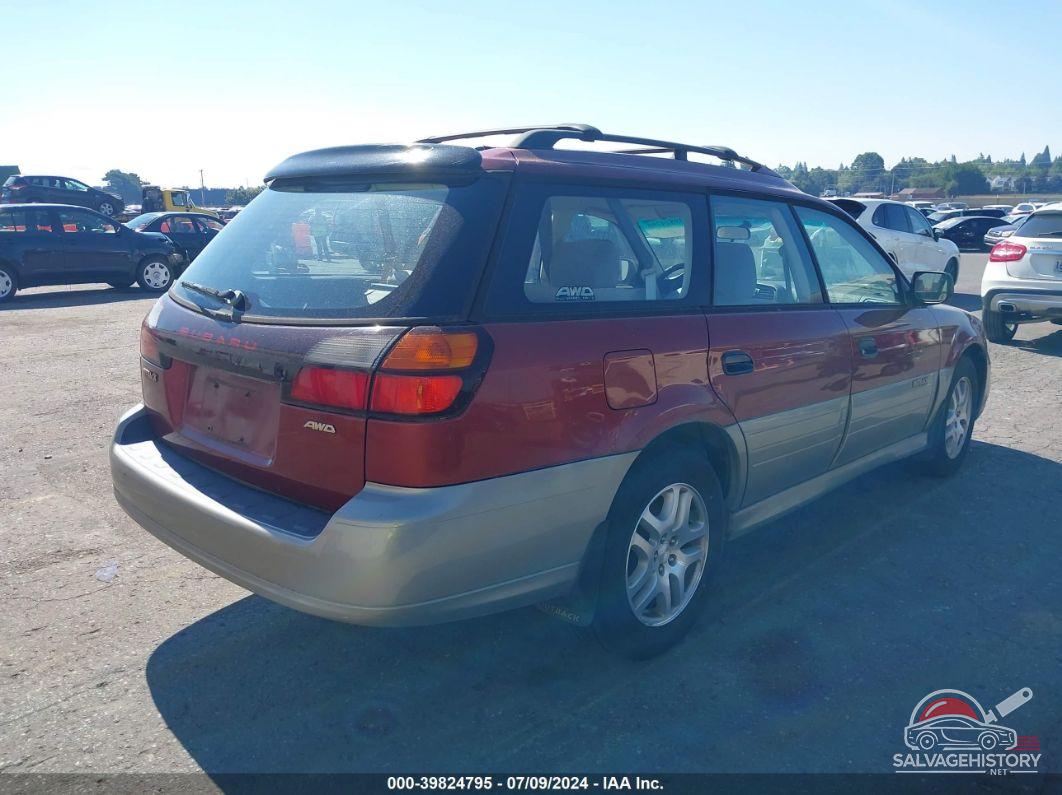 4S3BH665X27653971 2002 SUBARU OUTBACK photo no. 4