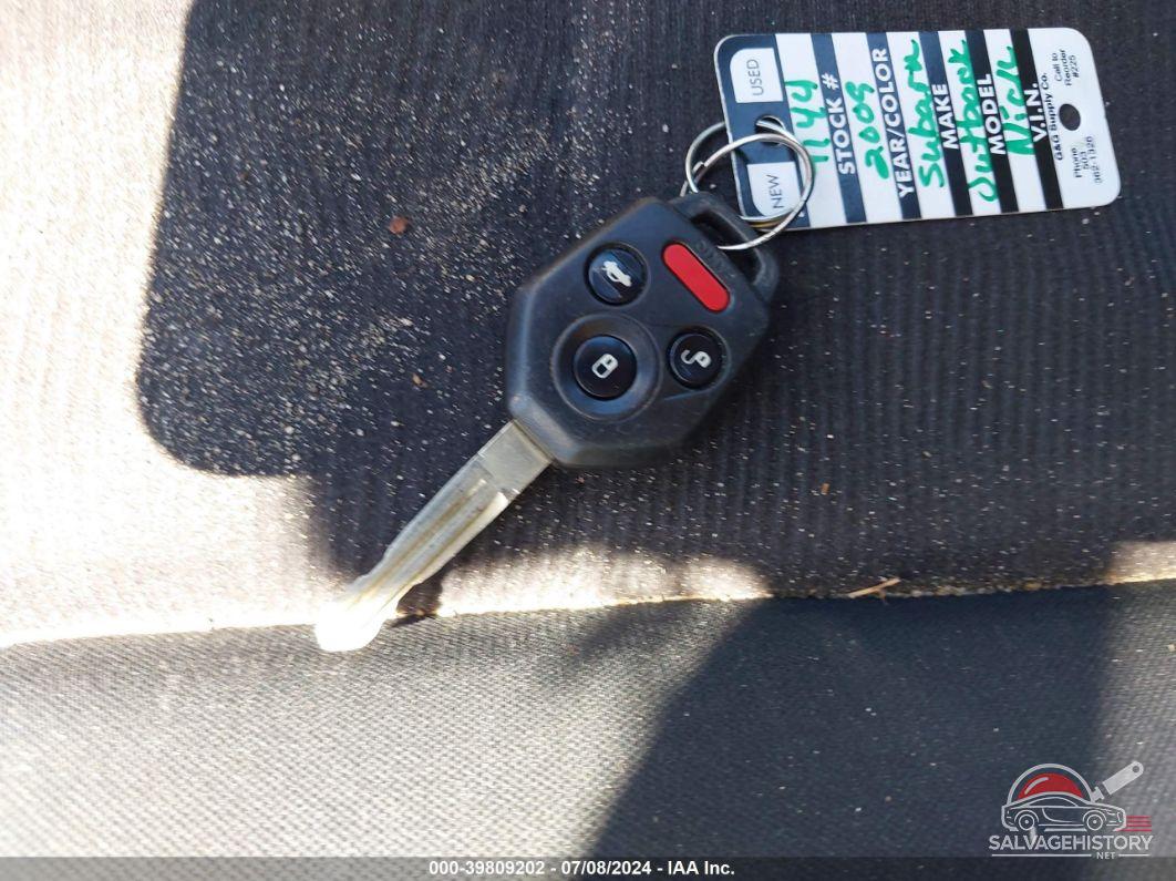 4S4BP61C097335128 2009 SUBARU OUTBACK photo no. 11