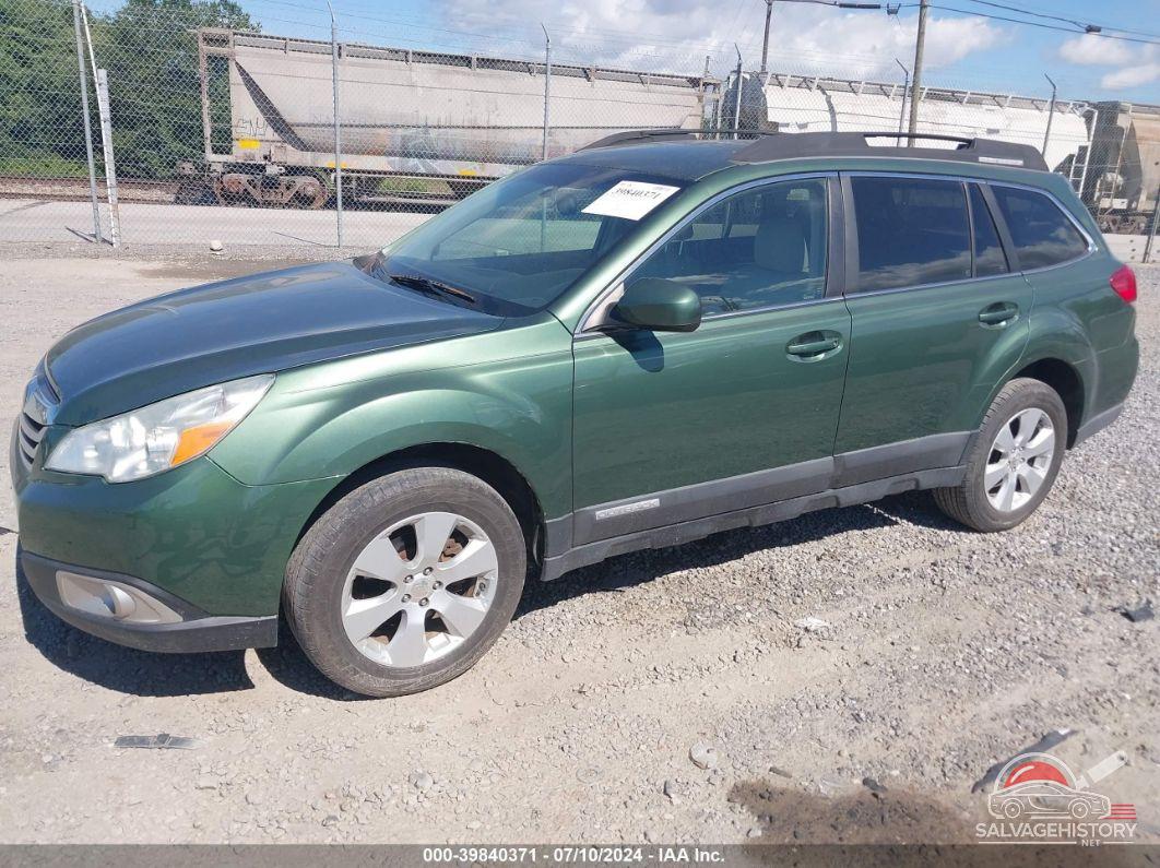 4S4BRBCC3A3315953 2010 SUBARU OUTBACK photo no. 2