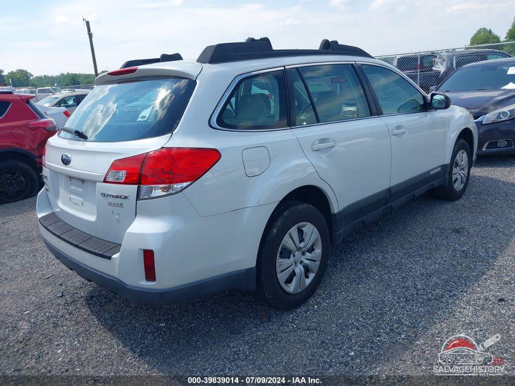 4S4BRBAC8B3445490 2011 SUBARU OUTBACK photo no. 4