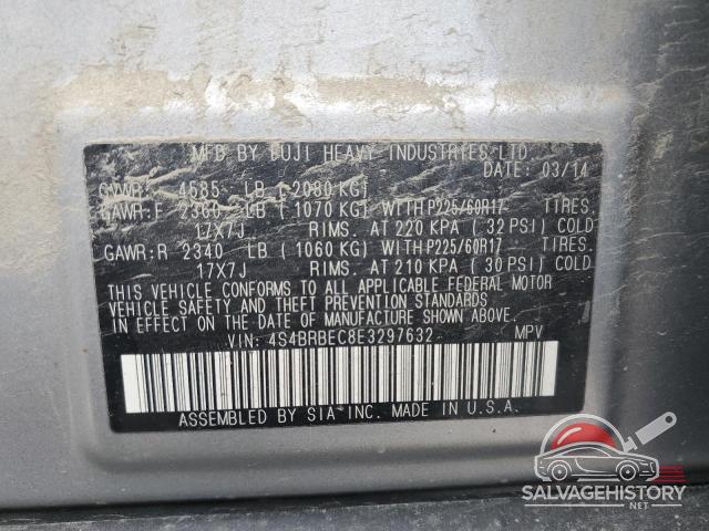 4S4BRBEC8E3297632 2014 SUBARU OUTBACK photo no. 13