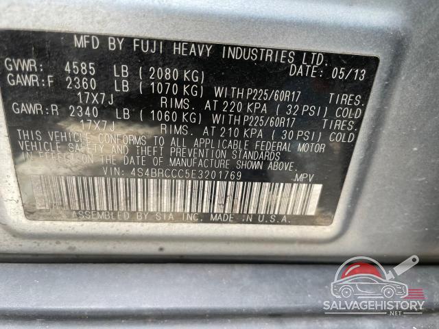 4S4BRCCC5E3201769 2014 SUBARU OUTBACK photo no. 10