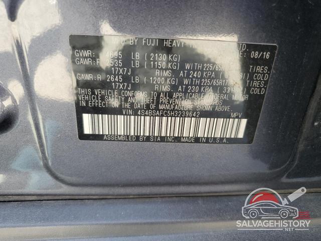 4S4BSAFC5H3239642 2017 SUBARU OUTBACK photo no. 13