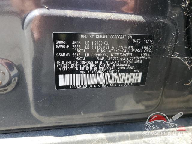 4S4BSANCXJ3268111 2018 SUBARU OUTBACK photo no. 13