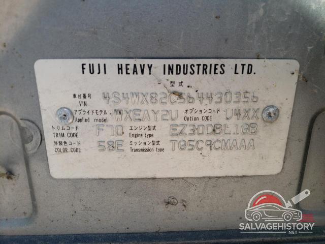 4S4WX82C564430356 2004 SUBARU TRIBECA photo no. 13