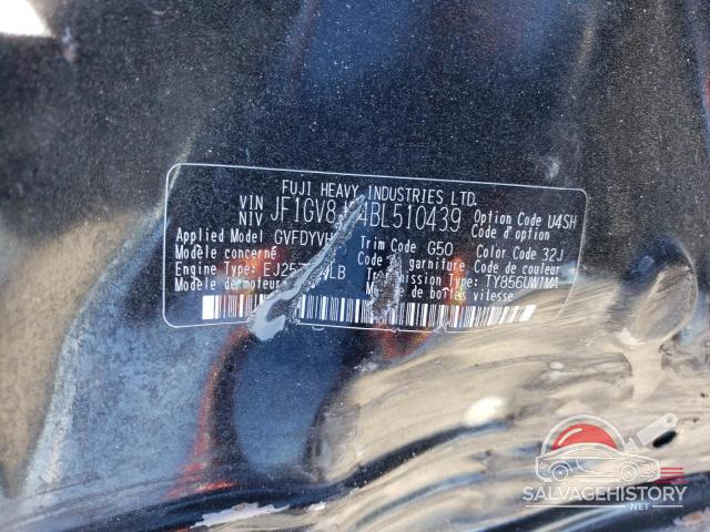 JF1GV8J64BL510439 2011 SUBARU WRX photo no. 12