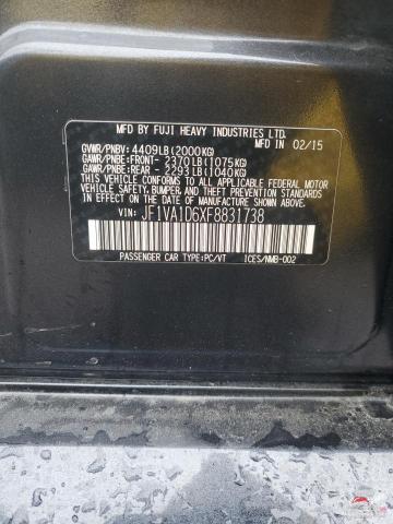 JF1VA1D6XF8831738 2015 SUBARU WRX photo no. 12