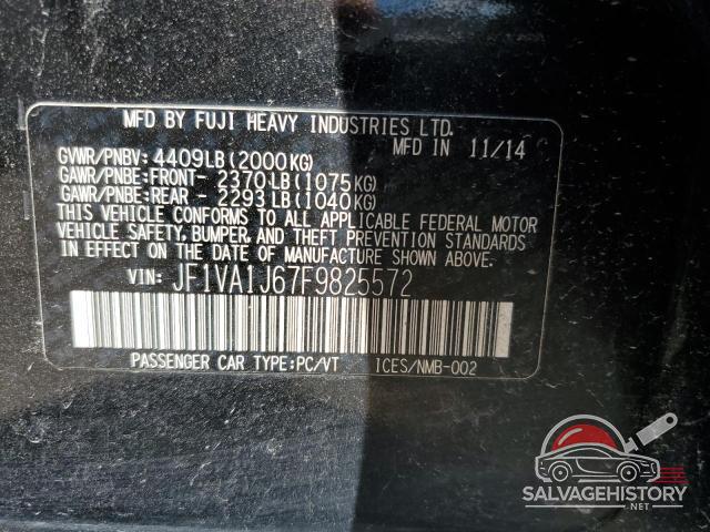 JF1VA1J67F9825572 2015 SUBARU WRX photo no. 12