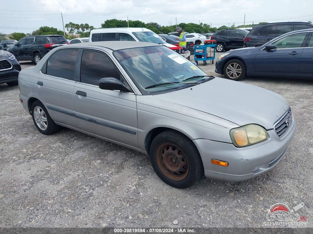 JS2GB41S415201846 2001 SUZUKI ESTEEM photo no. 2