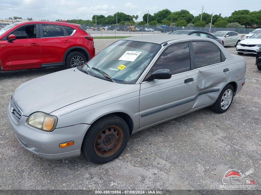 JS2GB41S415201846 2001 SUZUKI ESTEEM photo no. 2