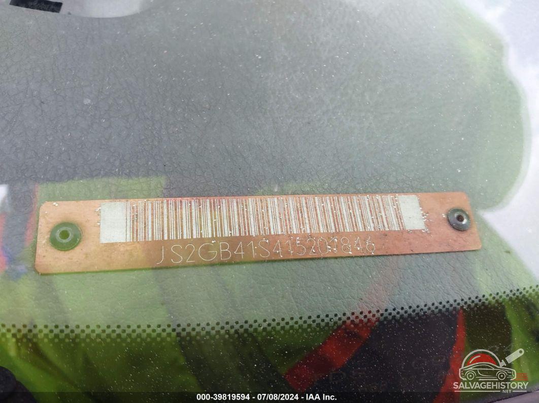 JS2GB41S415201846 2001 SUZUKI ESTEEM photo no. 9