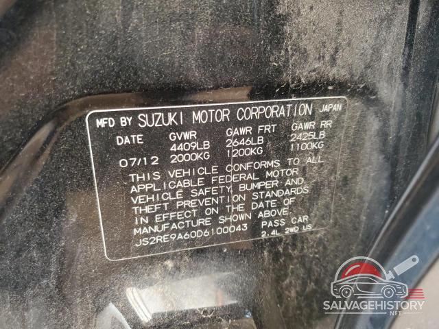 JS2RE9A60D6100043 2013 SUZUKI KIZASHI photo no. 12