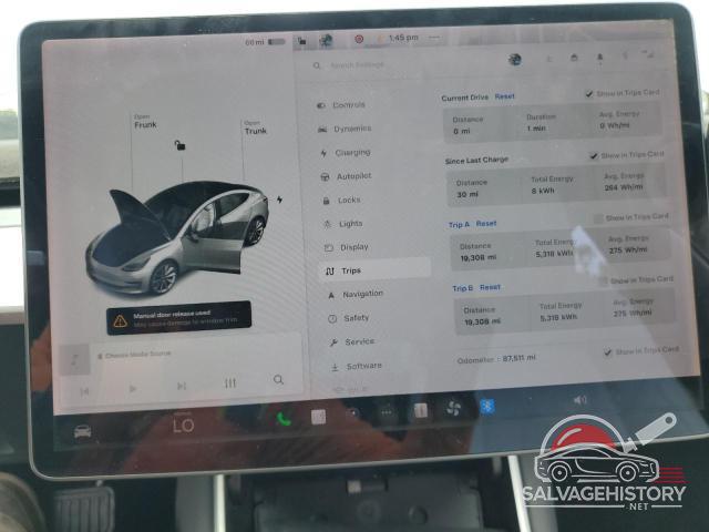 5YJ3E1EB0JF097282 2018 TESLA MODEL 3 photo no. 9