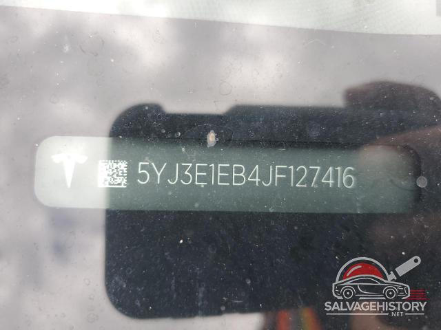5YJ3E1EB4JF127416 2018 TESLA MODEL 3 photo no. 13