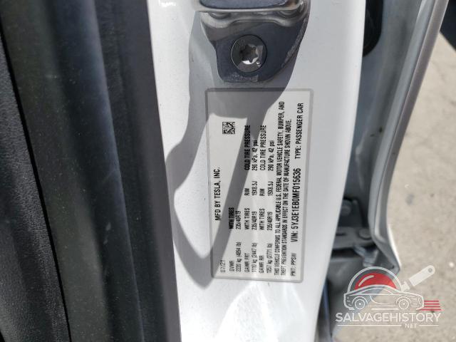5YJ3E1EB0MF015636 2021 TESLA MODEL 3 photo no. 12