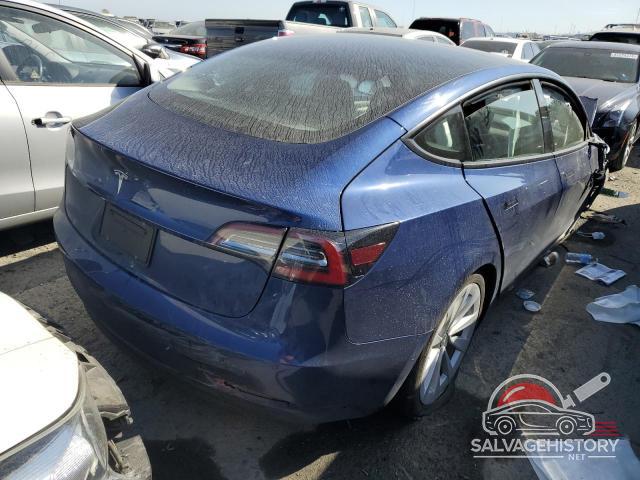 5YJ3E1EA7NF251130 2022 TESLA MODEL 3 photo no. 3